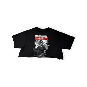 Boyz N The Hood Graphic‎ Print Cropped T-Shirt XL